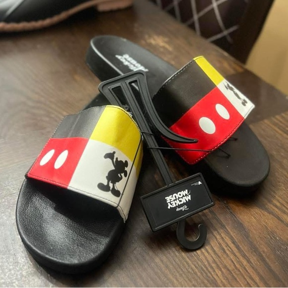 Disney Mickey Mouse Color Block Sandals - Picture 1 of 2